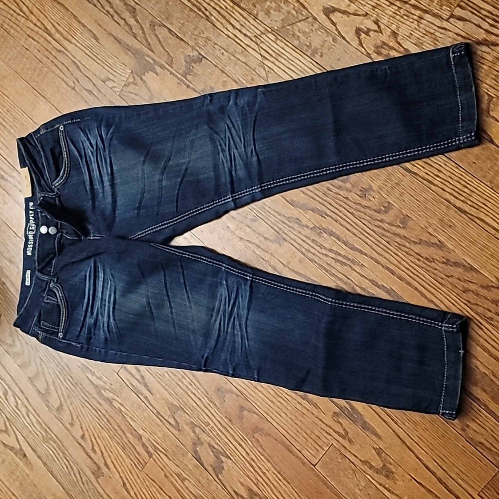 Mossimo Supply Co Skinny Ankle Lower Waist  & Straight Hip Women Blue Jeans.